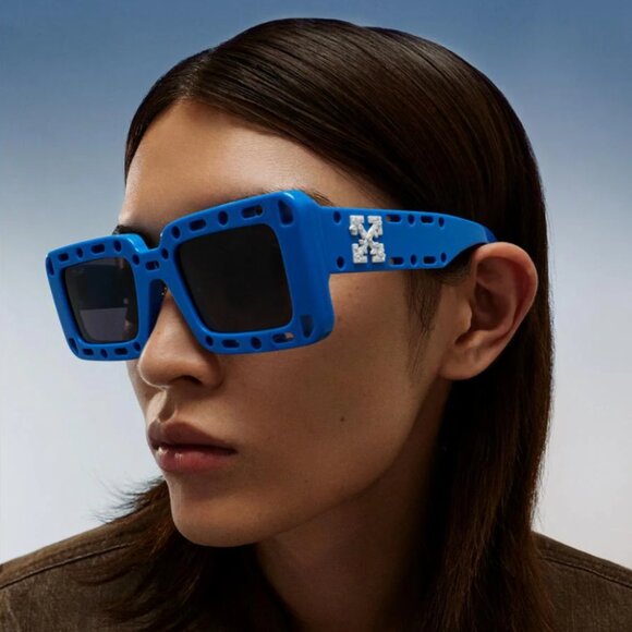 Off-White Accessories - NEW OFF-WHITE ATLANTIC 507 BLUE SUNGLASSES OFF-WHITE ATLNTIC